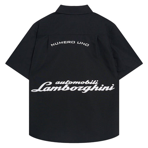 RHUDE UNO BUTTON DOWN SHIRT